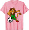 Lovers Maroc Berber culture Morocco Royal Lion for moroccan football lovers T-Shirt - Pink
