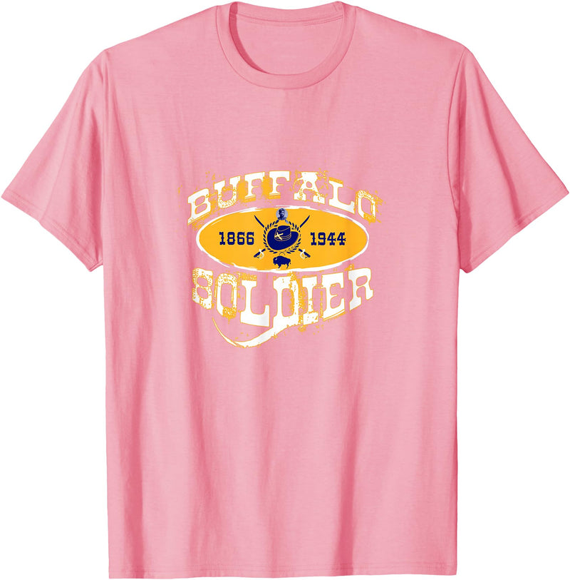 Historically Tee Buffalo Soldier T-Shirt - Pink