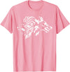 Wilder Löwe und Wolf von FT Designs Wild Lion and Wolf T-Shirt - Pink