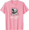 Not Quite Right California Über Alles with Roaring Grizzly Bear T-Shirt - Pink