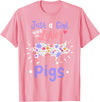Pig Just A Girl Who Loves Pigs Gift for Pig Lovers T-Shirt - Pink