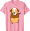 Dabbing Guinea Pig Shirt Dabbing Guinea Pig T-Shirt Funny Dab Gift T-Shirt - Pink