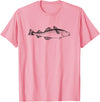 Fishing Cod Fish Cod Fish Graphic Fisherman T-Shirt - Pink