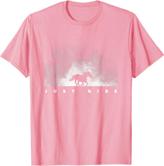American Outdoor Apparel Horse Riding Apparel - Horse T-Shirt - Royal Blue