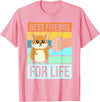 Funny Cute Hamster Gifts Face T-Shirt Best Friends T-Shirt - Pink