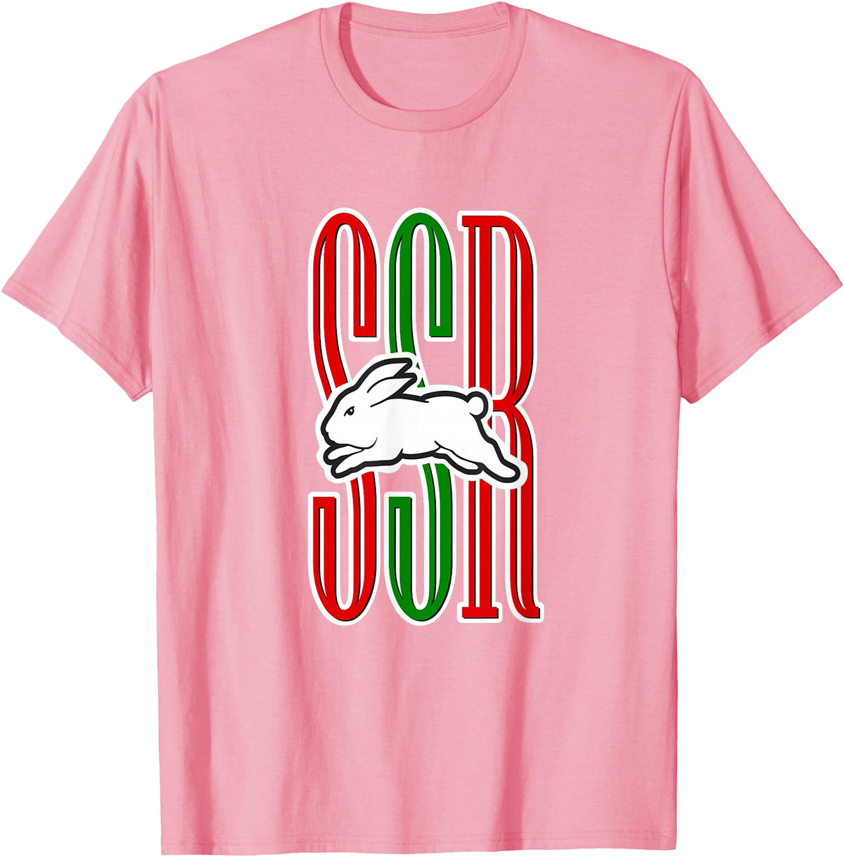 Cute Rabbits Lover Bunny Graphic T-Shirt in Pink