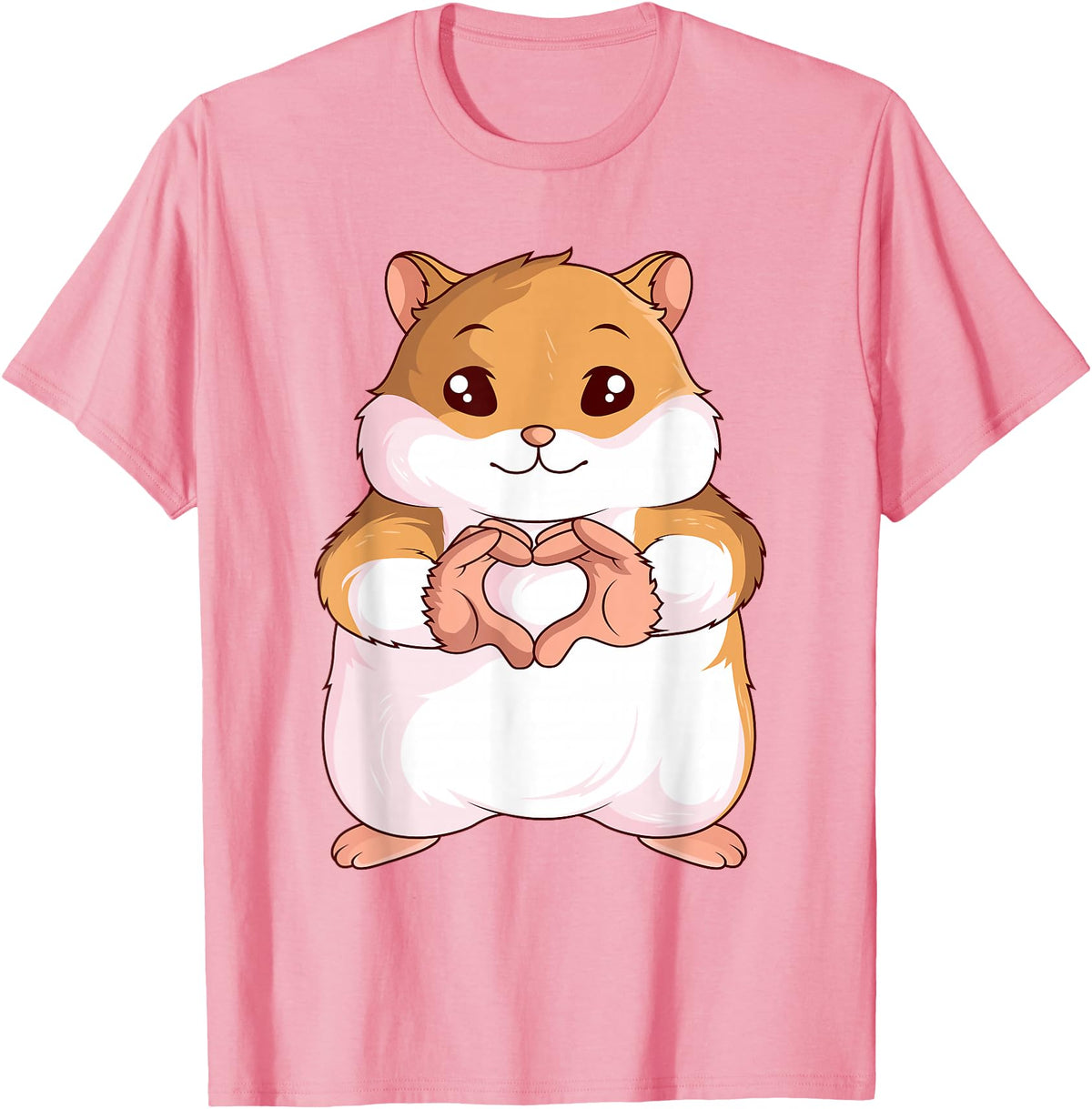 Hamster Lovers Girls Ladies T-Shirt - Pink