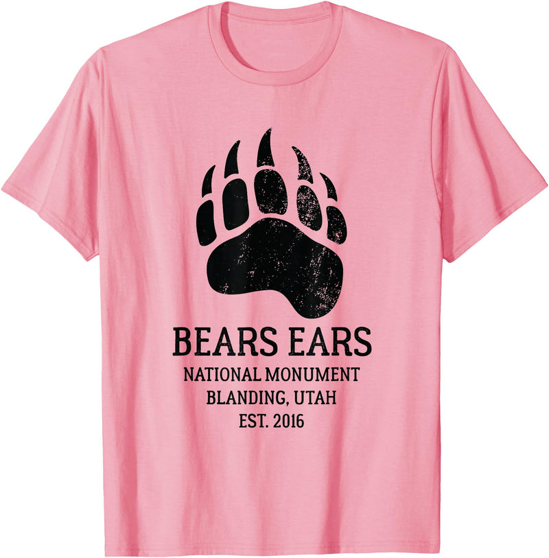 National Park Gifts Bears Ears National Monument Blanding Utah T-Shirt - Pink