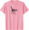 Birding Ornithologist Birds Wren Bird T-Shirt - Pink