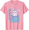 Kawaii Gamer Bunny - Rabbit Pastel Cute T-Shirt in Pink