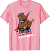 Russian Language Clothing Funny Russian Language Bear Welcome To Russia T-Shirt - Pink