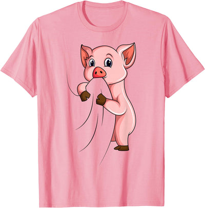 Pig Lover Swine Women Kids Girls T-Shirt