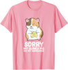 Cute Guinea Pig Tees And Gifts Sorry My Guinea Pig Ate My Homework Guinea Pig School T-Shirt - Pink
