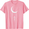 Skeleton Themed Halloween Shirts Men Women Kids Halloween Skeleton Moon Swing Vintage Costume Men Women Kids T-Shirt - Pink