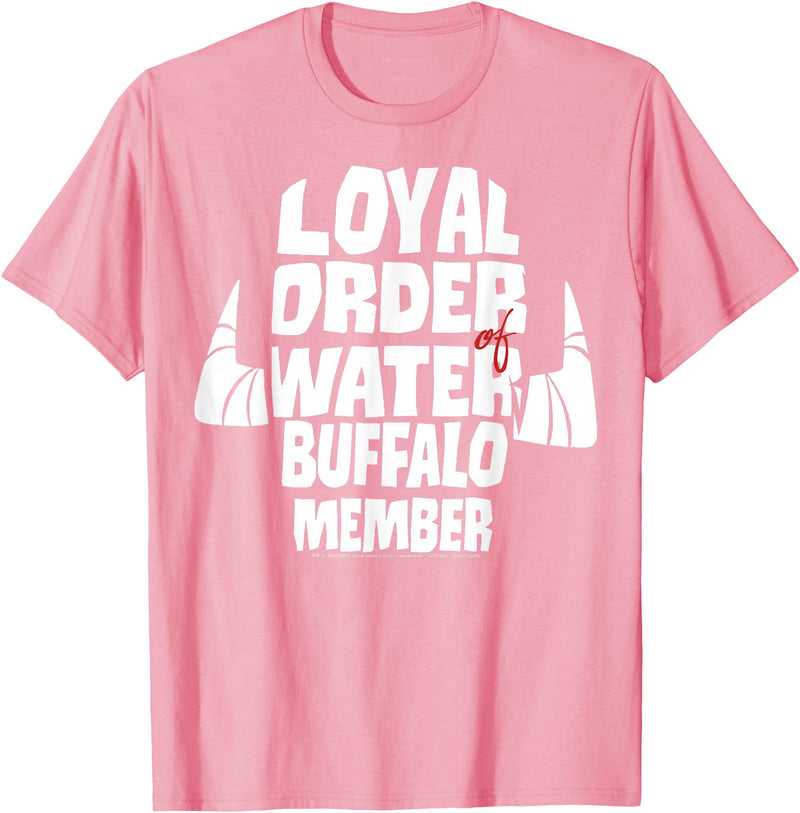 The Flintstones Loyal Order Of Water Buffalo Member T-Shirt - Pink