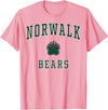 Official High School Fan Gear Norwalk High School Bears T-Shirt - Pink