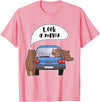 Forest Grizzly Bear Gift Tees Look A Menu Grizzly Bear Camping Family Humor Cute T Shirt - Pink
