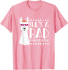 Llama - Alpaca Funny Designs Alpaca Fan Design Funny She's A Bad Grandma Llama For Women T-Shirt - Pink