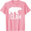 Bear Clan Founding Fathers Clothing Apparel Bear Clan Native American Pride Founding Fathers Tribe T-Shirt - Pink