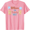 Family Baby Shower Gifts Mom Can Bearly Wait Bear Gender Neutral Boy Baby Shower T-Shirt - Pink