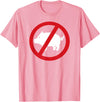No meat No pigs meat T-Shirt - Pink
