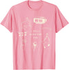 I Still Wish for You Lucky Rabbit 1111 Stars Clover Signs T-Shirt in Pink