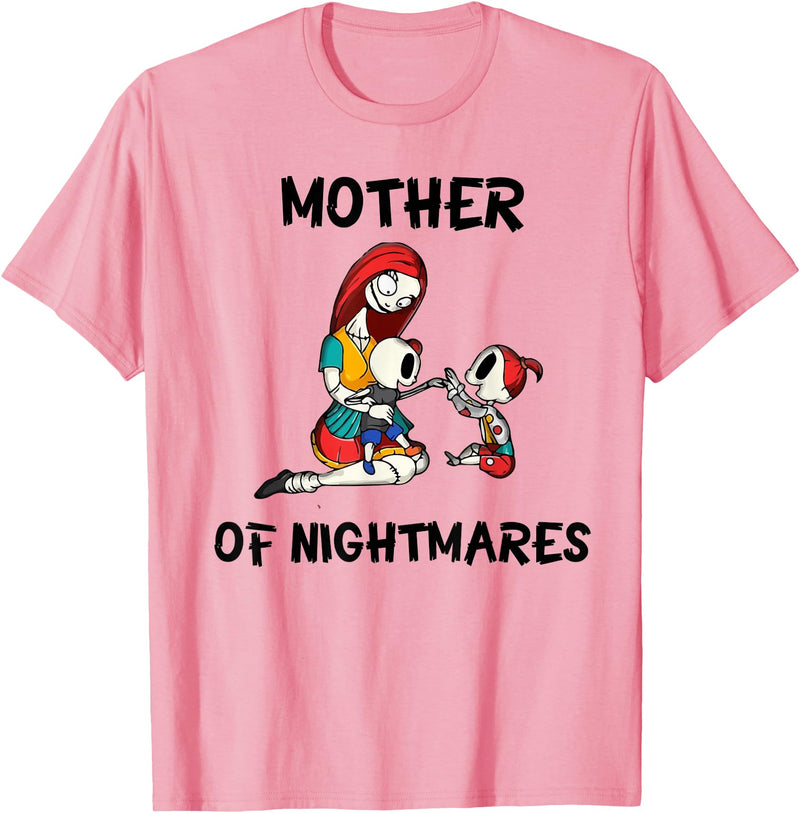 Mom Shirts Mother of Nightmares Graphic T-Shirt - Pink