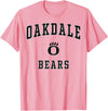 Official High School Fan Gear Oakdale High School Bears T-Shirt - Pink