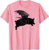 Flying Pig Shirt Pigs Will Fly Gift Idea Flying Pig T-Shirt Pigs Will Fly Gift T-Shirt - Pink