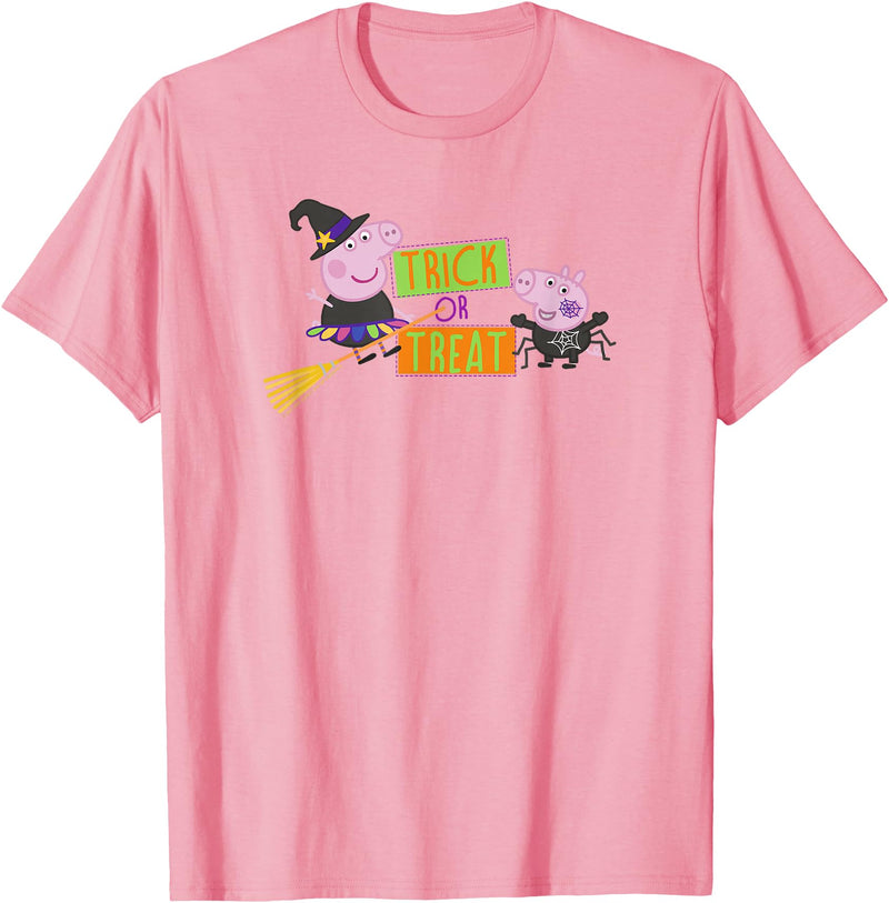 Peppa Pig Halloween Costumes Trick Or Treat T-Shirt - Pink