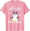 Shes a Bad Momma Llama - Mama Mom - DressedForDuty She's a Bad Momma Llama - Mama Funny - Vintage Mom Gift T-Shirt - Pink