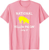 Porker Apparel Co National Yellow Pig Day T-Shirt - Pink