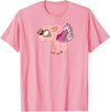 RWS235 When Pigs Fly, Flying Pig T-shirt T-Shirt - Pink