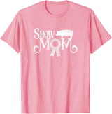 Squatch Design Show Mom Swine Show Pig Lover County Fair Gift Lt. T-Shirt - Pink