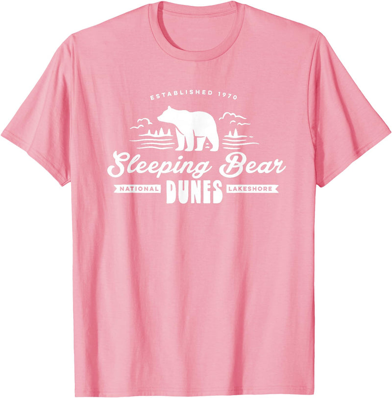 EHS Sleeping Bear Dunes Michigan National Park Souvenir T-Shirt - Pink
