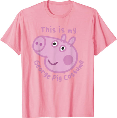 Halloween This is My George Pig Costume T-Shirt