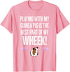 Guinea Pig Accessories and Shirts WHEEK! Funny Guinea Pig Tshirt | Guinea Pig Owner Gift T-Shirt - Pink