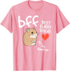Hamster lover BFF Best Furry Friend my hamster cute fun kids T-Shirt - Pink