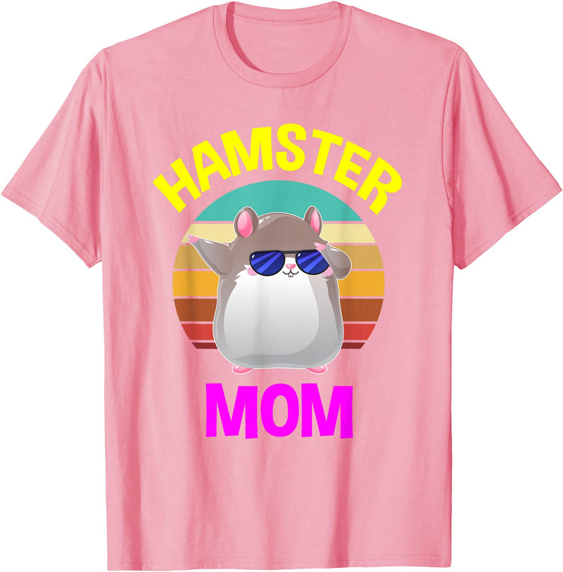 Hamster Mother Costume Lover Gifts Women Children T-Shirt - Pink