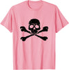DATZLYF Skull and Crossbones t-shirt T-Shirt - Pink