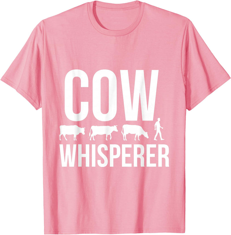 Cow whisperer shirt T-Shirt - Pink