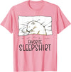 Sleeping & Napping Shirt Gifts For Nap Lovers Favorite Sleepshirt, Napping Polar Bear Pajama T-Shirt - Pink