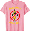 Funny Fishing Boat Gifts for Fishermen No Bananas on the Boat T-Shirt - Pink