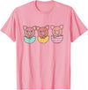 Cute Animals For Easter For Kids Happy Easter Cute Pig At Easter With Easter Eggs T-Shirt - Pink