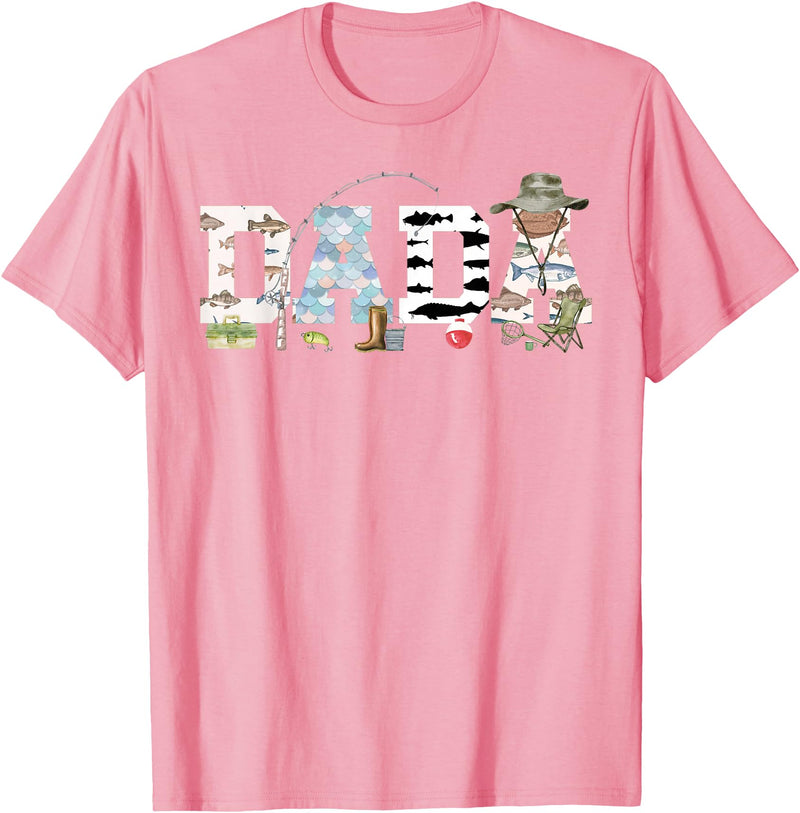O-Fish-Ally 1st Birthday Matching Family Mom Dad Dada 1st Birthday Fishing T-Shirt - Pink