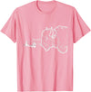 Don't Pet the Fluffy Cows FUNNY Boop the Nose T-Shirt - Pink