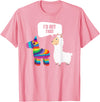 VepaDesigns Cinco De Mayo Shirt Mexican Gift Llama Id Hit That Pinata Mexican Funny Cinco de Mayo Gift T-Shirt - Pink