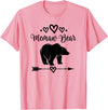 Homewise Shopper Memaw Memaw Bear Grandmother T-Shirt - Pink