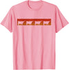 Triple G Mavs Vintage Retro Longhorn Shirt Cow Farm Animal Gift T-Shirt - Pink