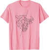 Trader Apparel Co. Bear / Bull Trading Trader Bitcoin Bull Market Investor T-Shirt - Pink
